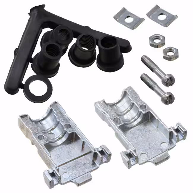 980-2000-345 ITT Cannon, LLC  Capots de connecteurs D-Sub en forme de D